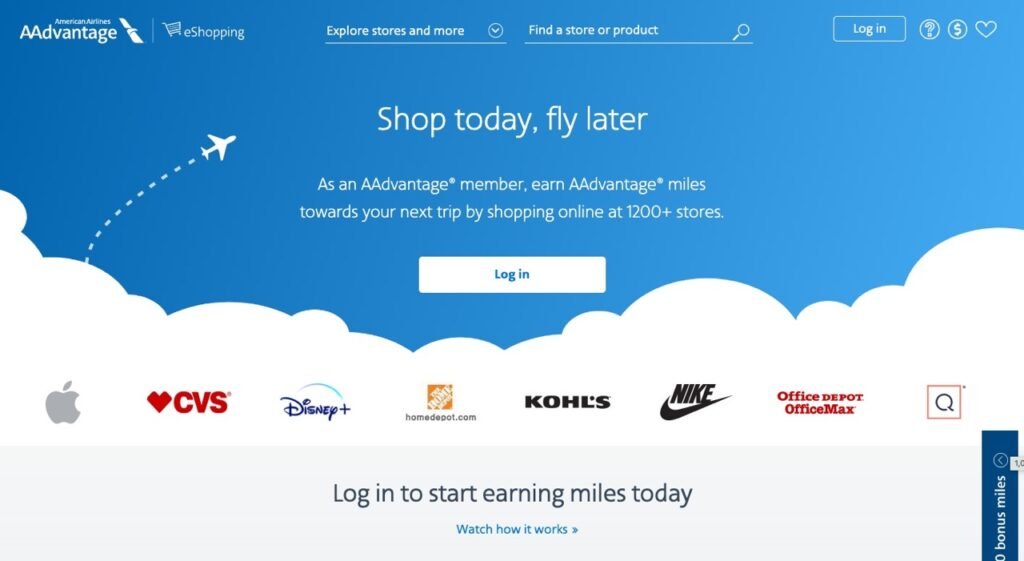 american airlines shopping portal