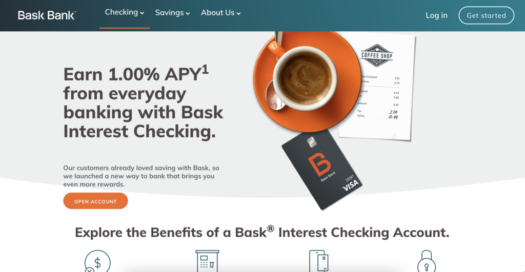 Bask Bank Interest Checking high yield bank account