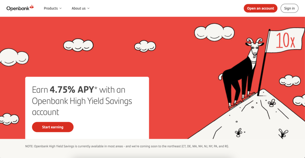 Openbank by Santander - High-Yield Savings Account