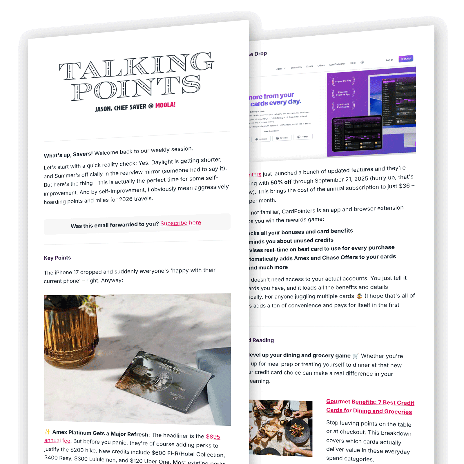 subscribe newsletter archive